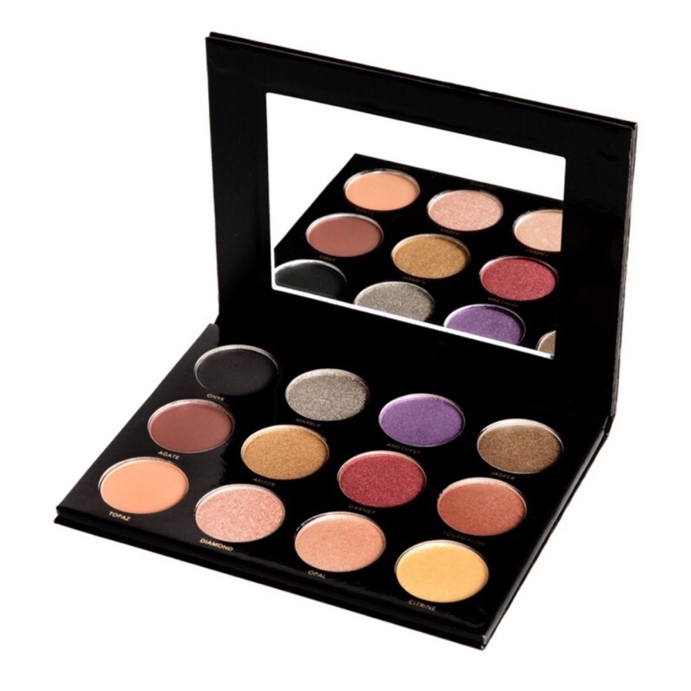 🆕 ISH Gemstone Eyeshadow Palette, 12 Color Eyeshadow Collection, Clean Beauty